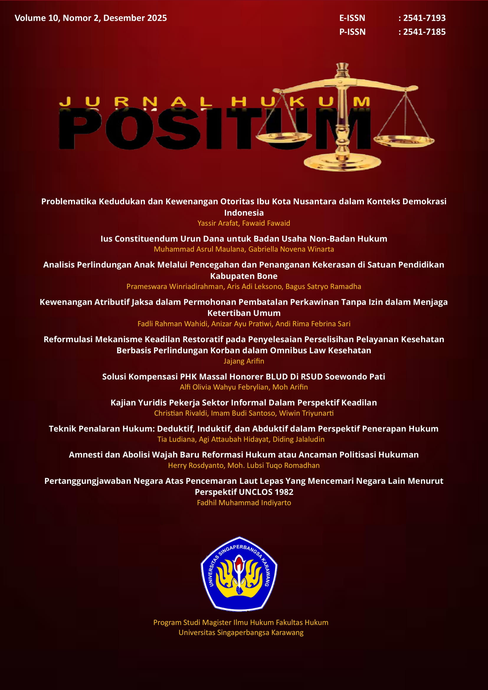 					View Vol. 10 No. 2 (2025)
				